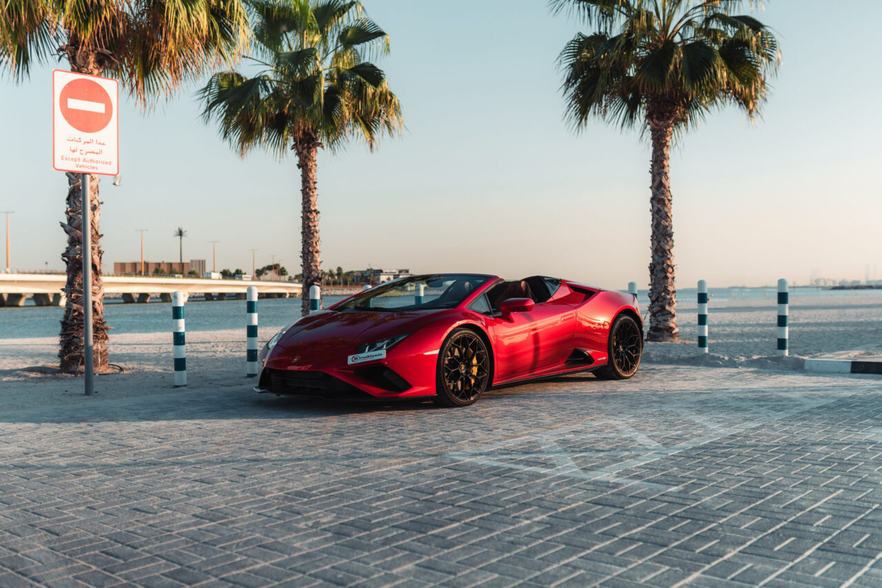 Lamborghini Huracan Evo Spyder Red