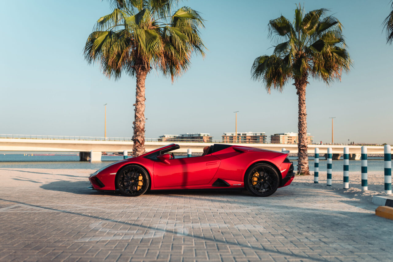 Lamborghini Huracan Evo Spyder Red