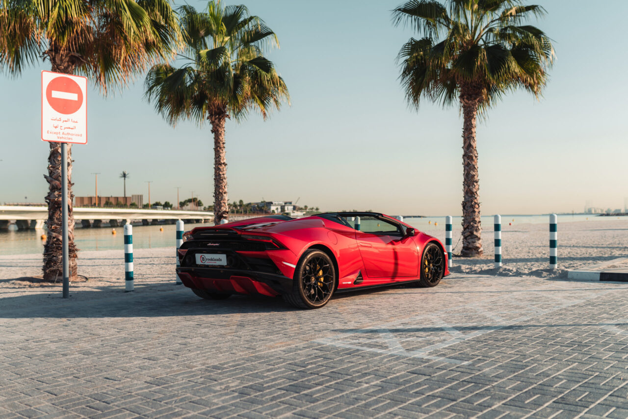 Lamborghini Huracan Evo Spyder Red