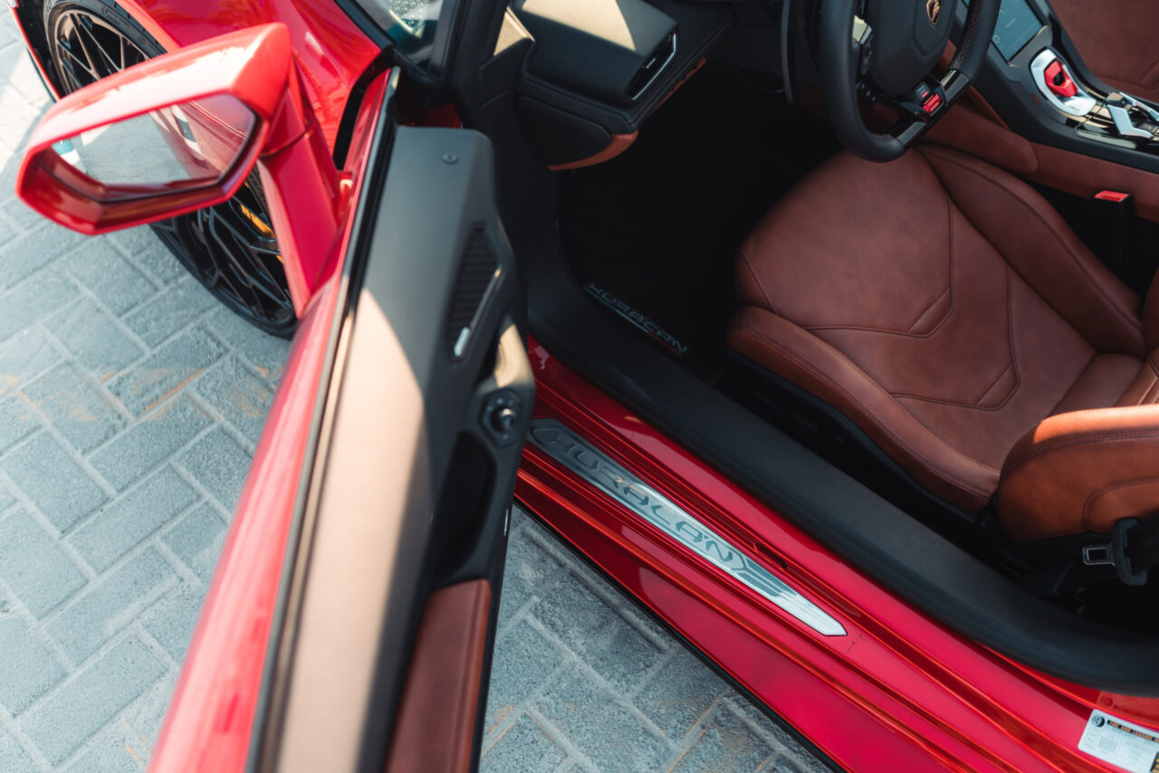 Lamborghini Huracan Evo Spyder Red