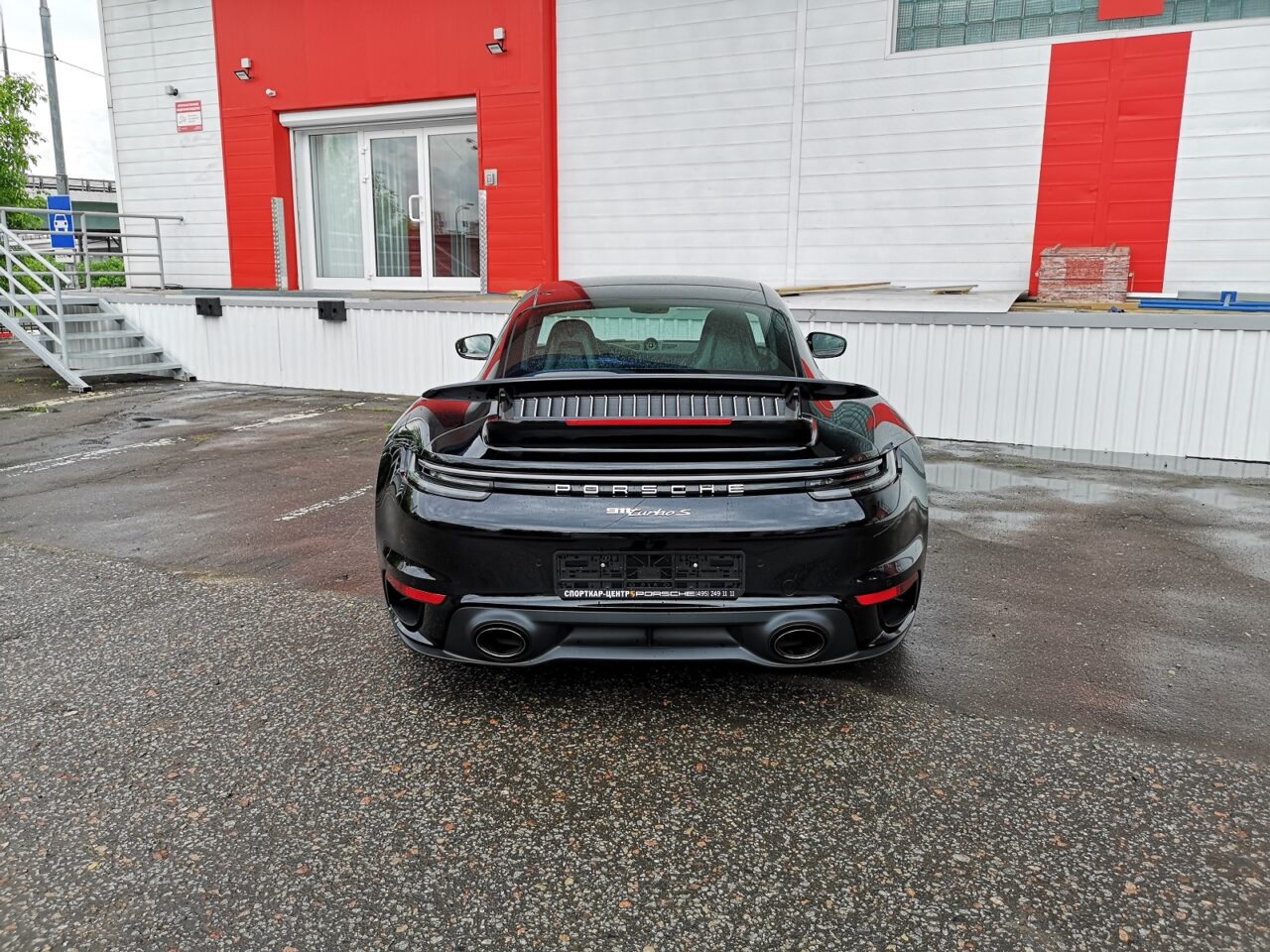 Porsche 911 Turbo S Black