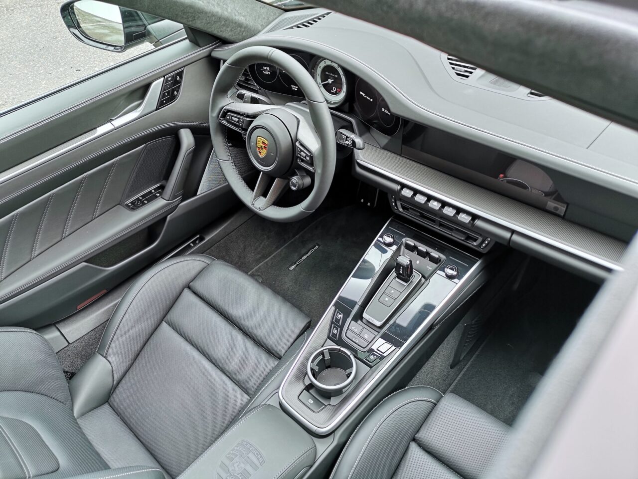 Porsche 911 Turbo S Black