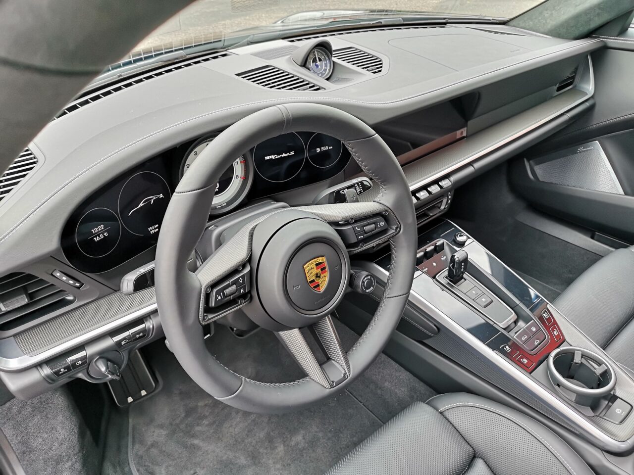 Porsche 911 Turbo S Black