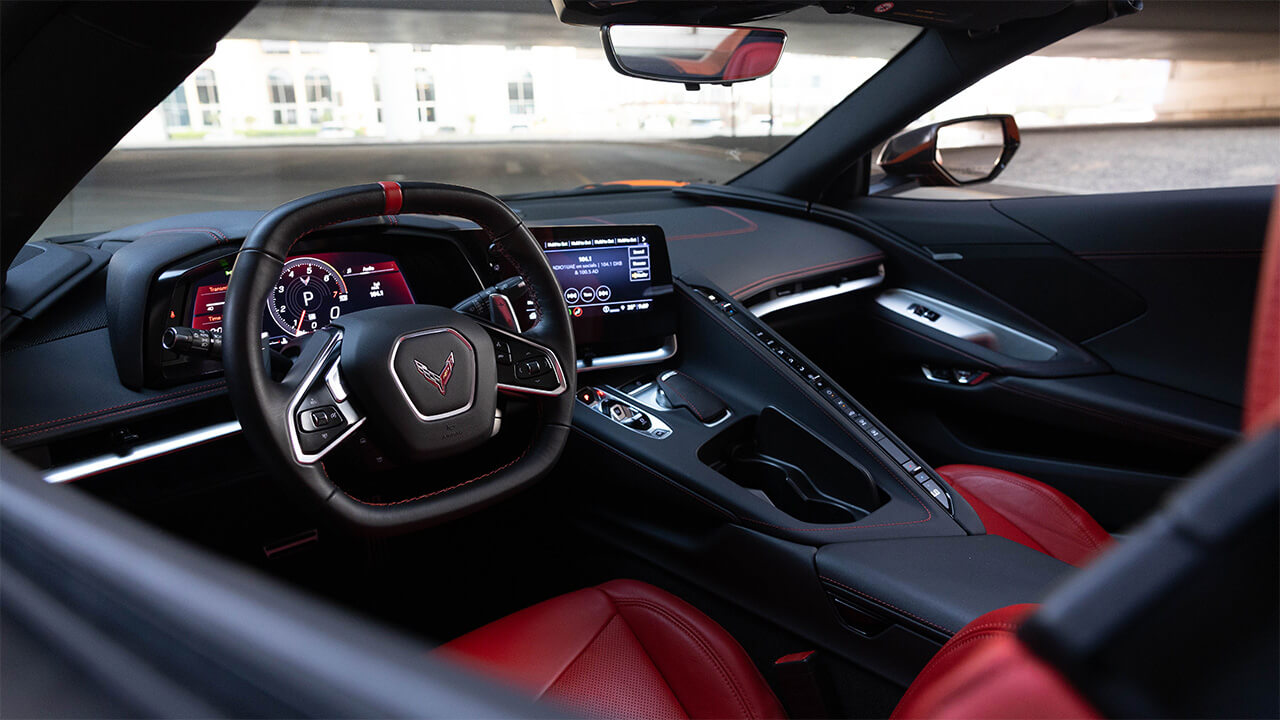 Chevrolet Corvette Orange