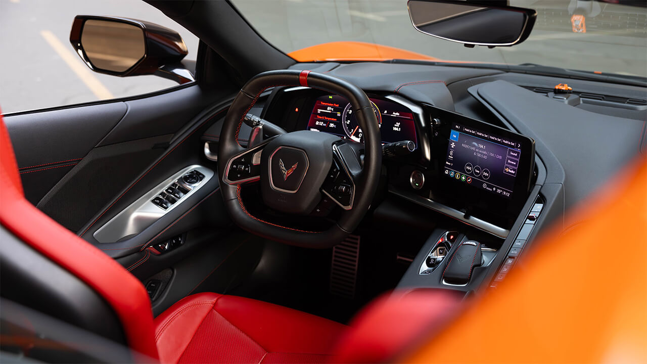 Chevrolet Corvette Orange