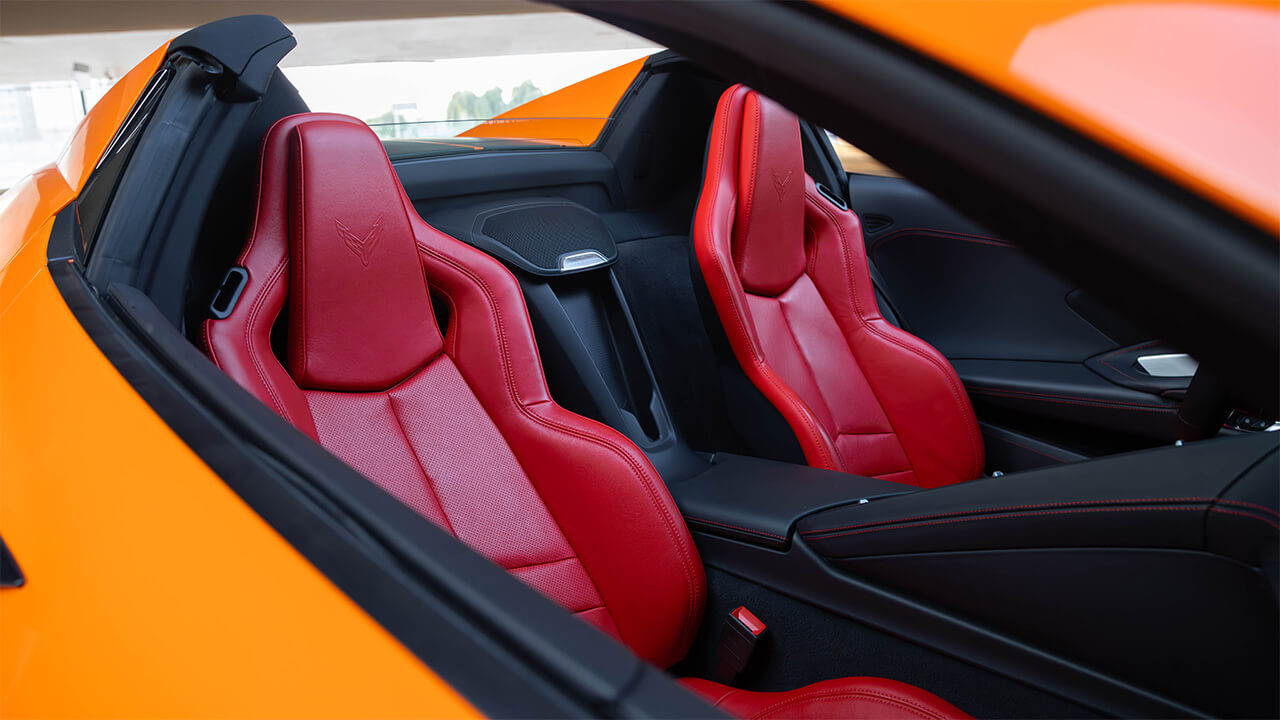 Chevrolet Corvette Orange