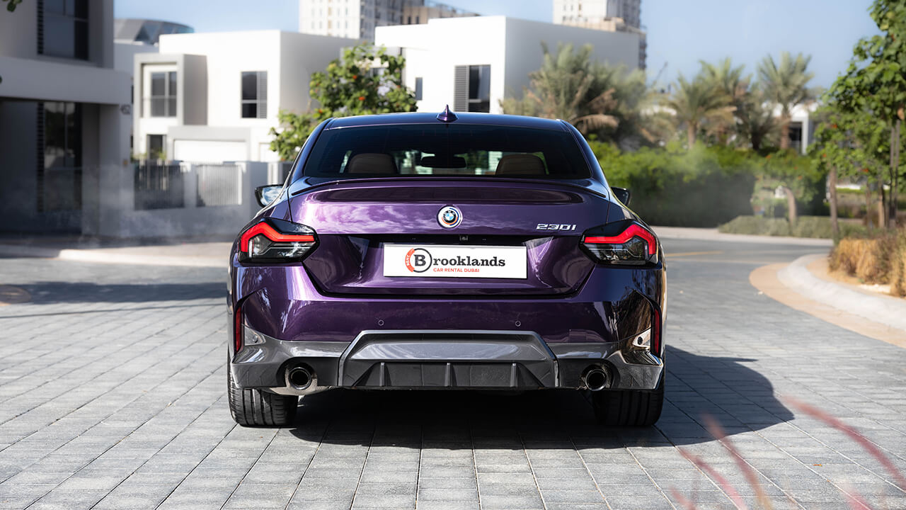 BMW 230i Coupe Violet