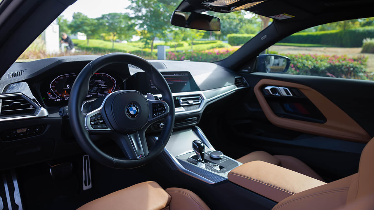 BMW 230i Coupe Violet