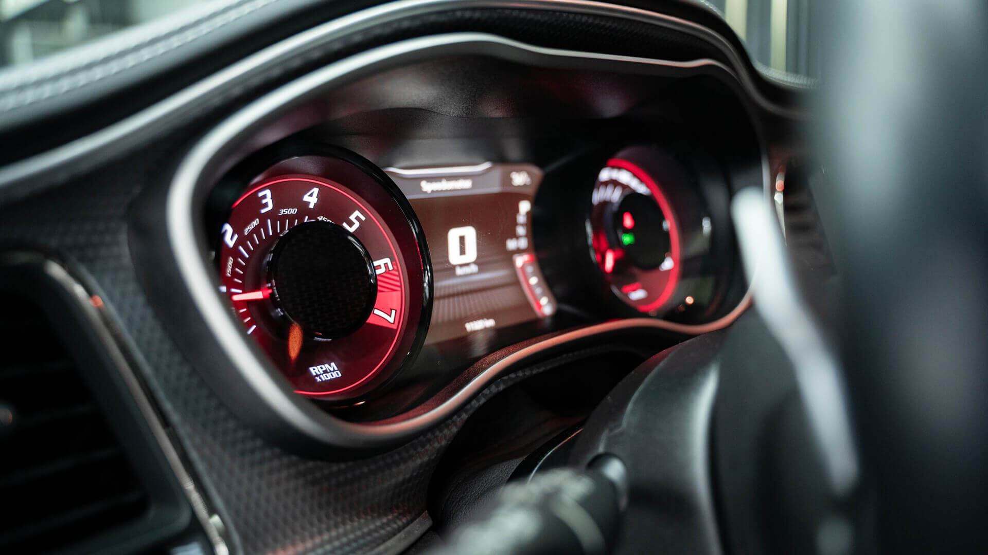 Dodge Challenger Black Hellcat Redeye