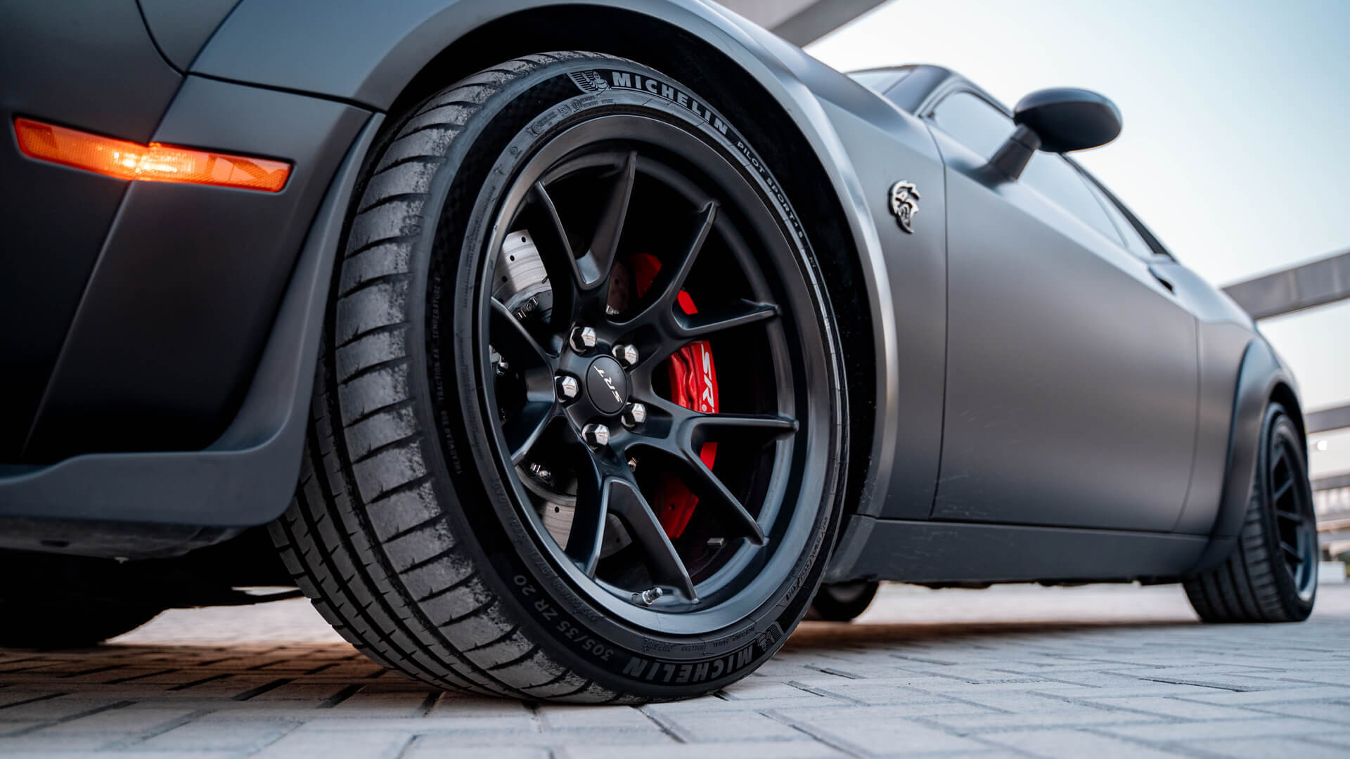 Dodge Challenger Black Hellcat Redeye