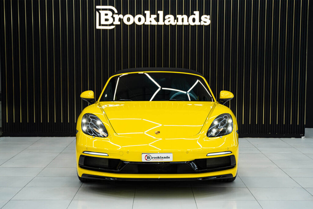 Porsche 718 Boxster Yellow