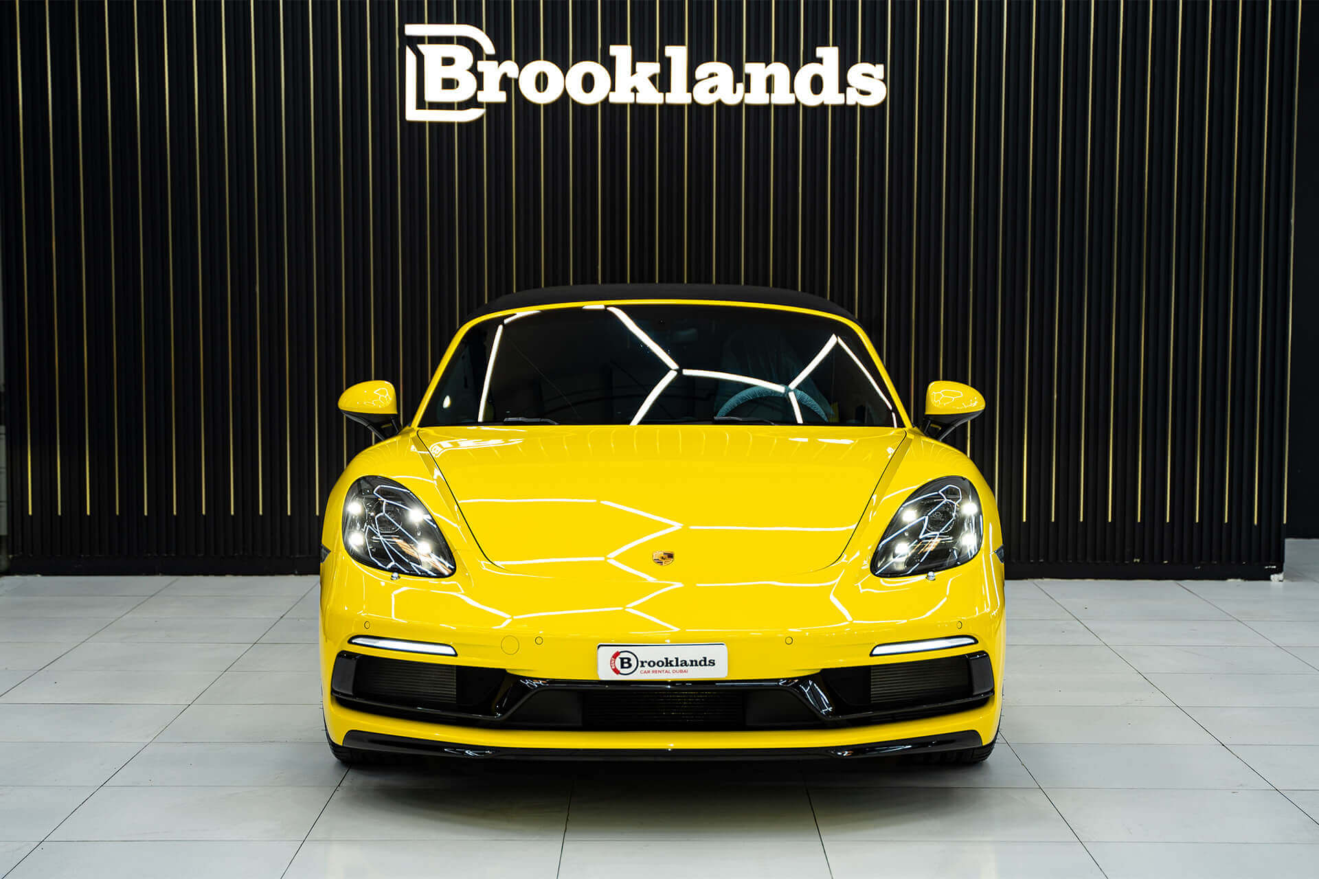 Porsche 718 Boxster Yellow