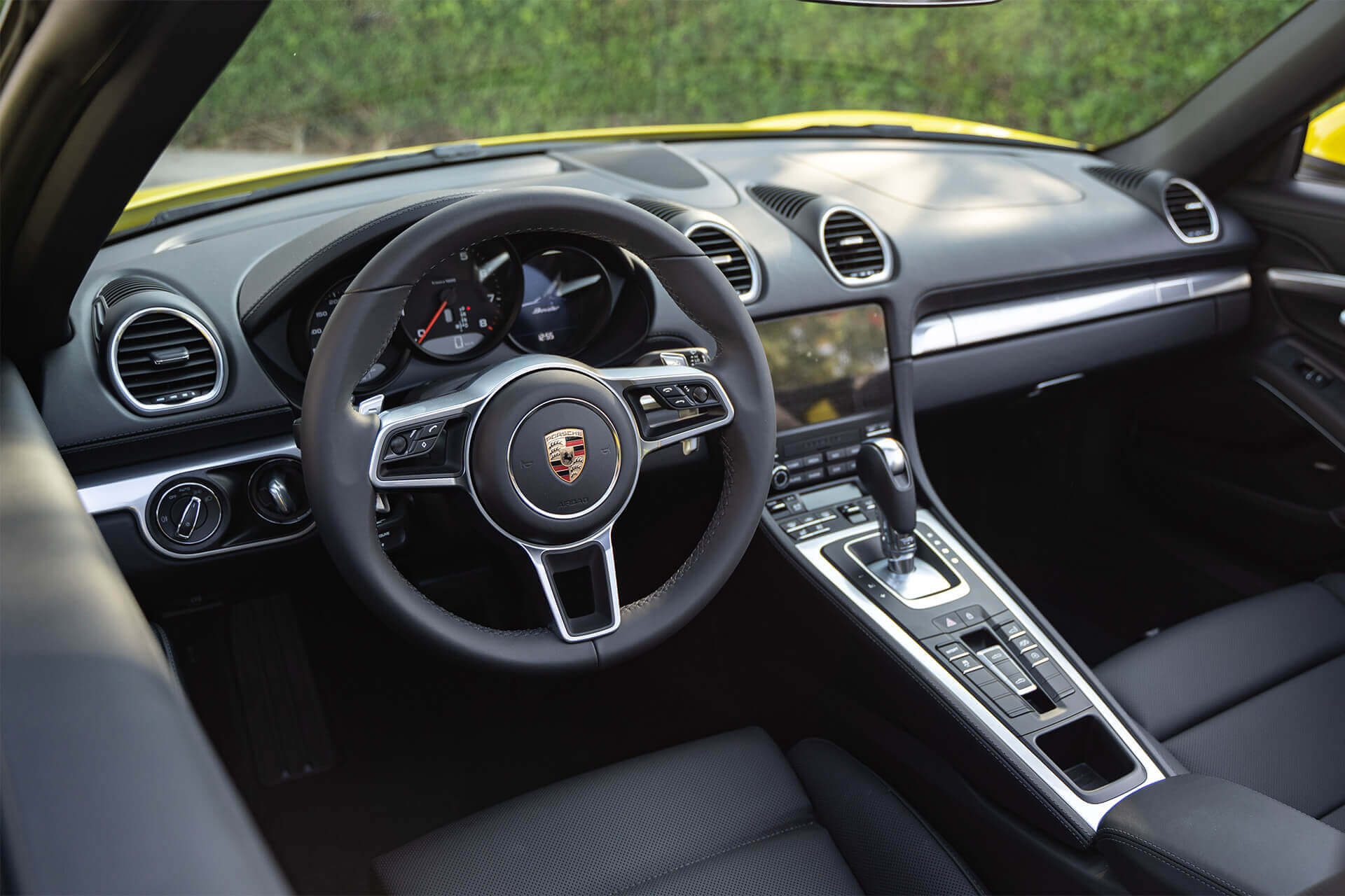 Porsche 718 Boxster Yellow