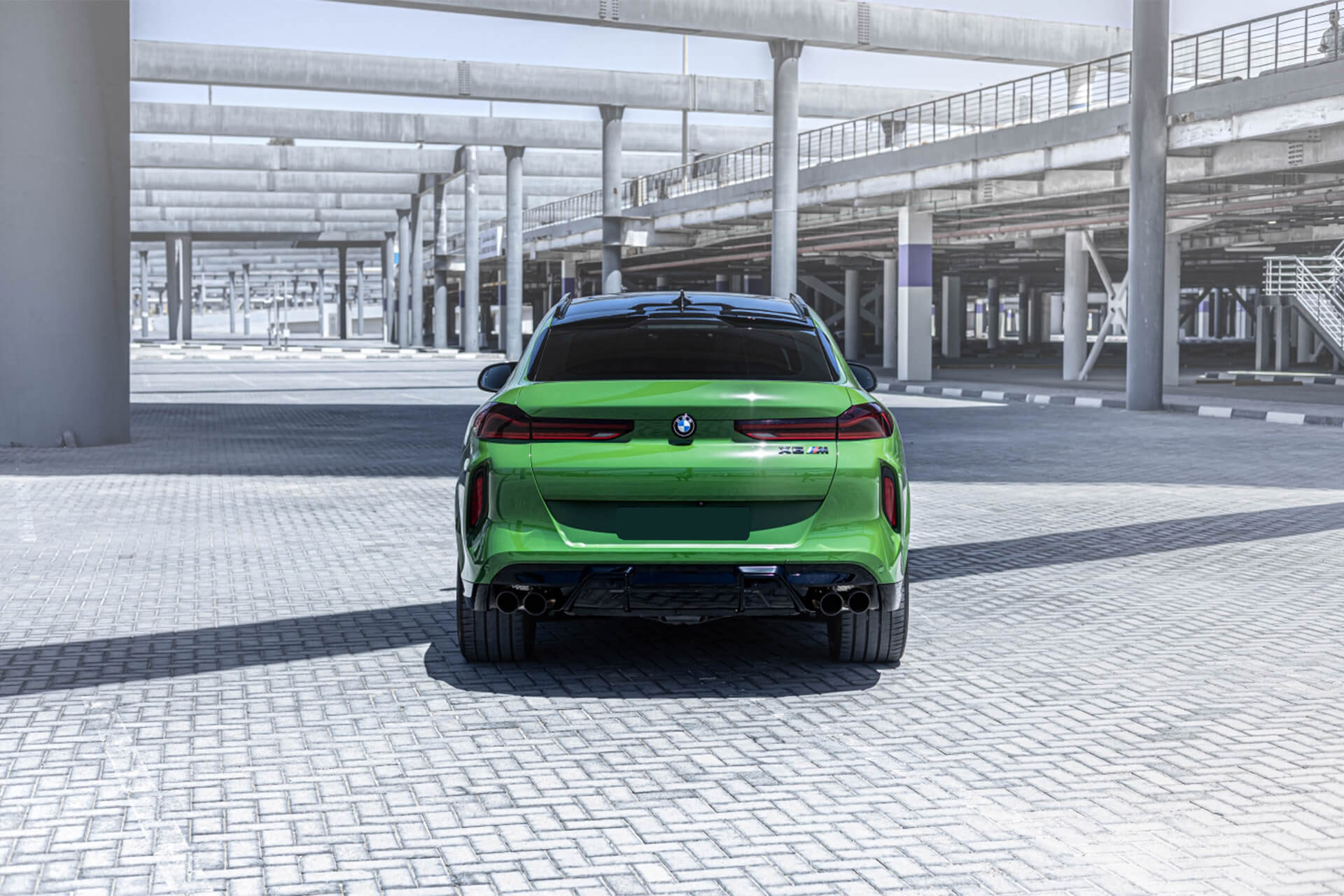 BMW X6M Green