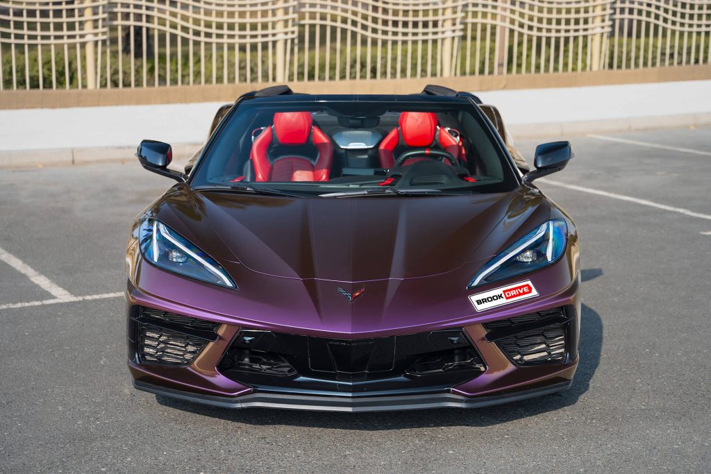 Chevrolet Corvette C8 Stingray Convertible Purple