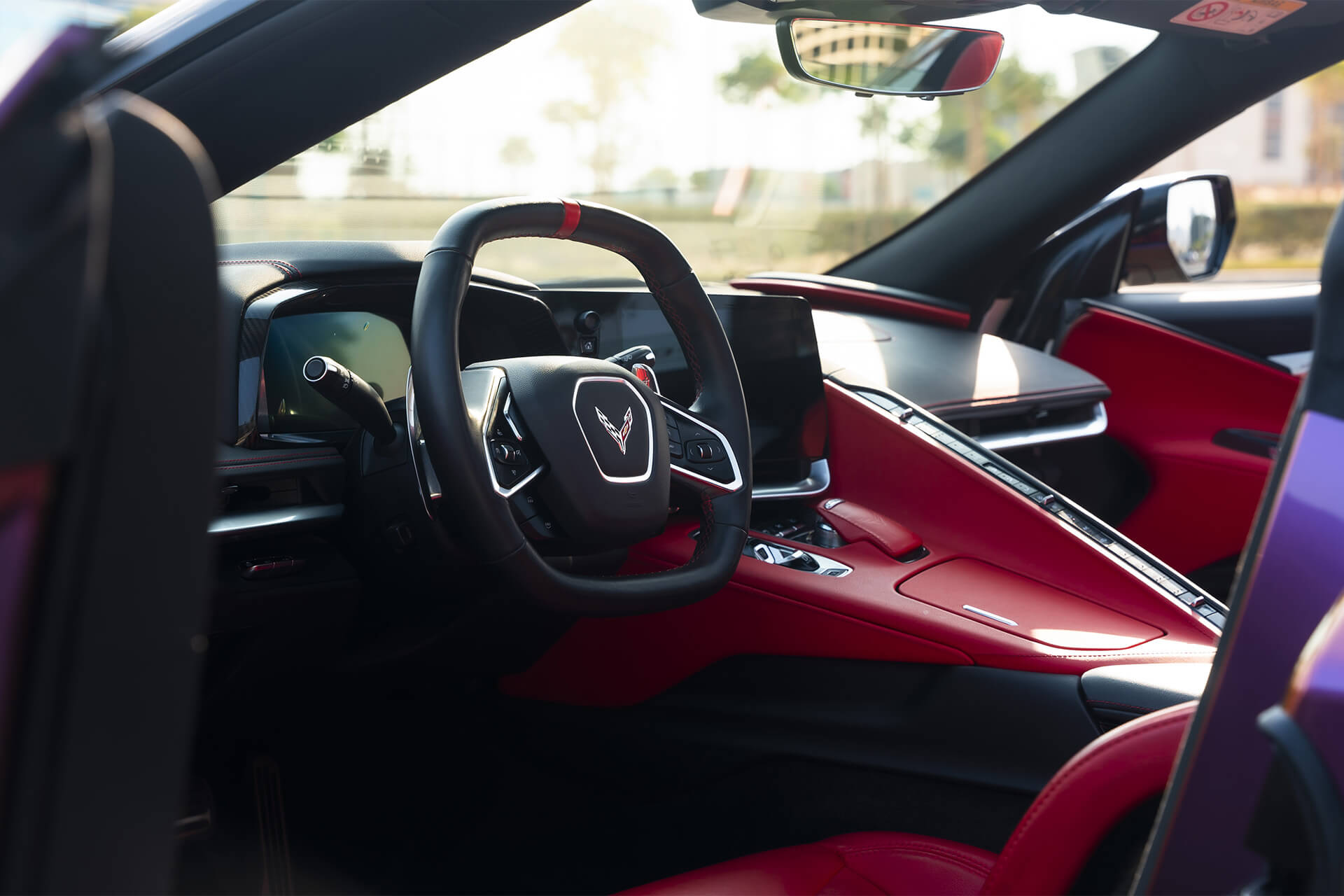 Chevrolet Corvette C8 Stingray Convertible Purple