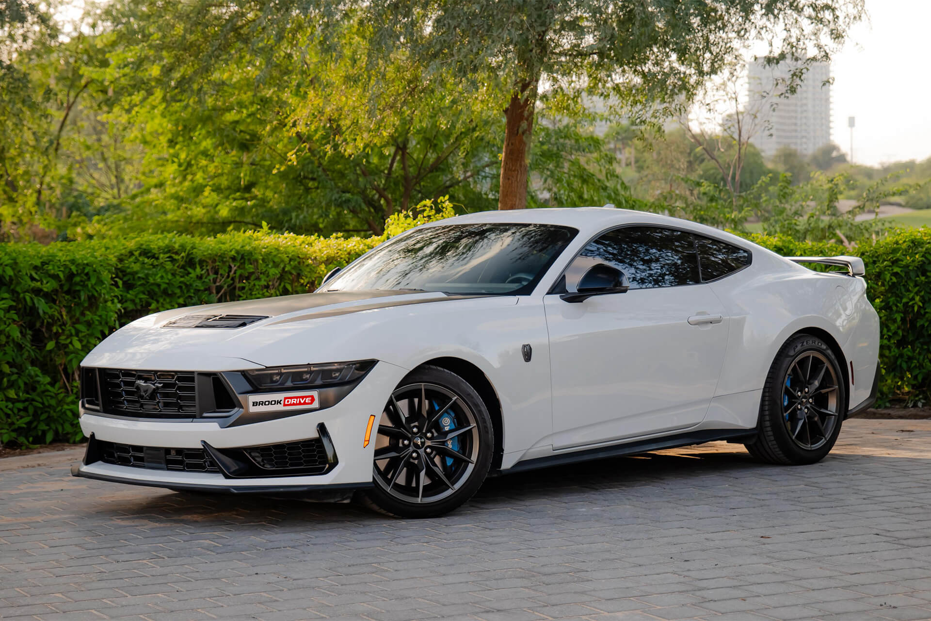 Ford Mustang Dark Horse White