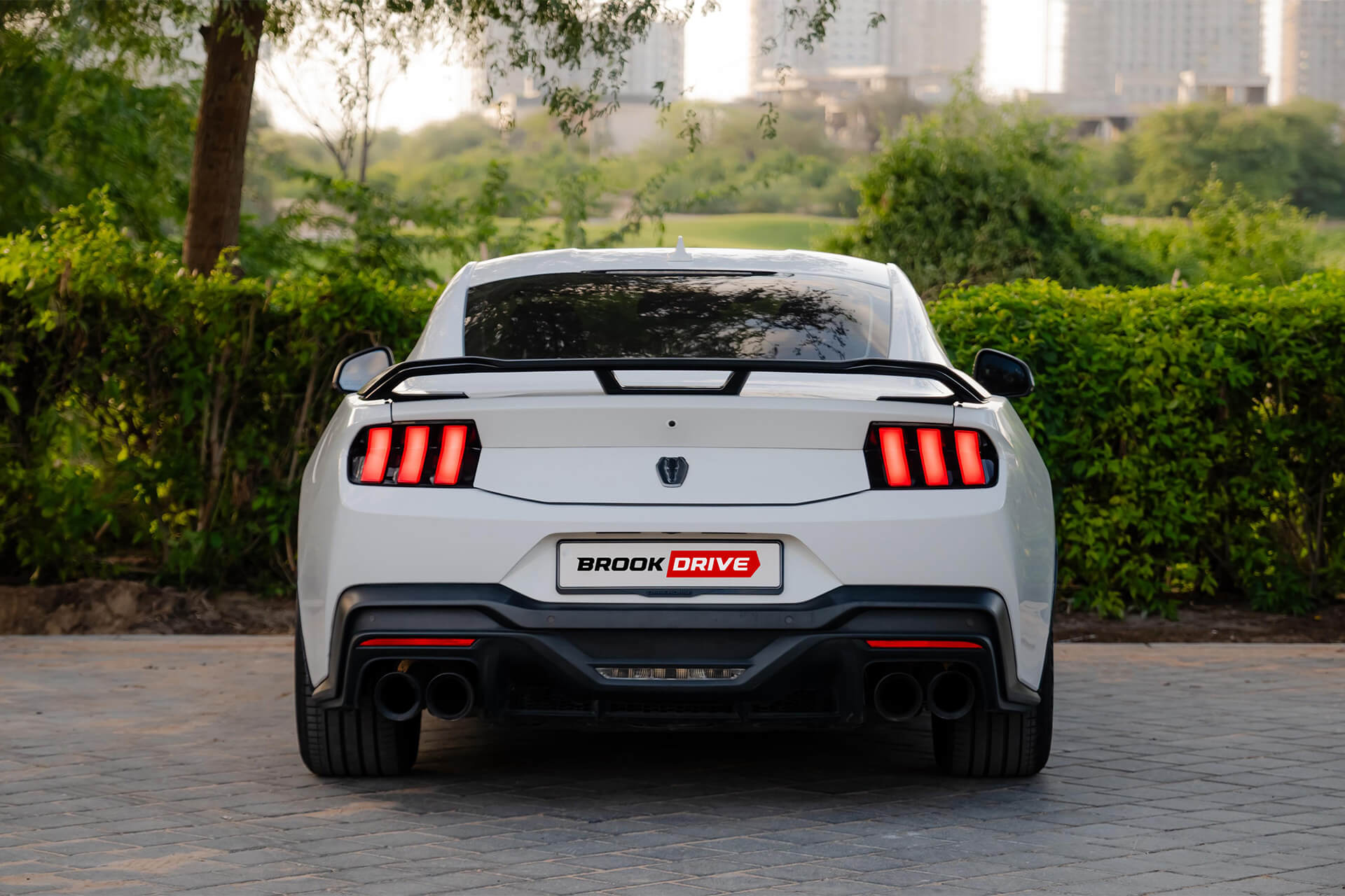 Ford Mustang Dark Horse White