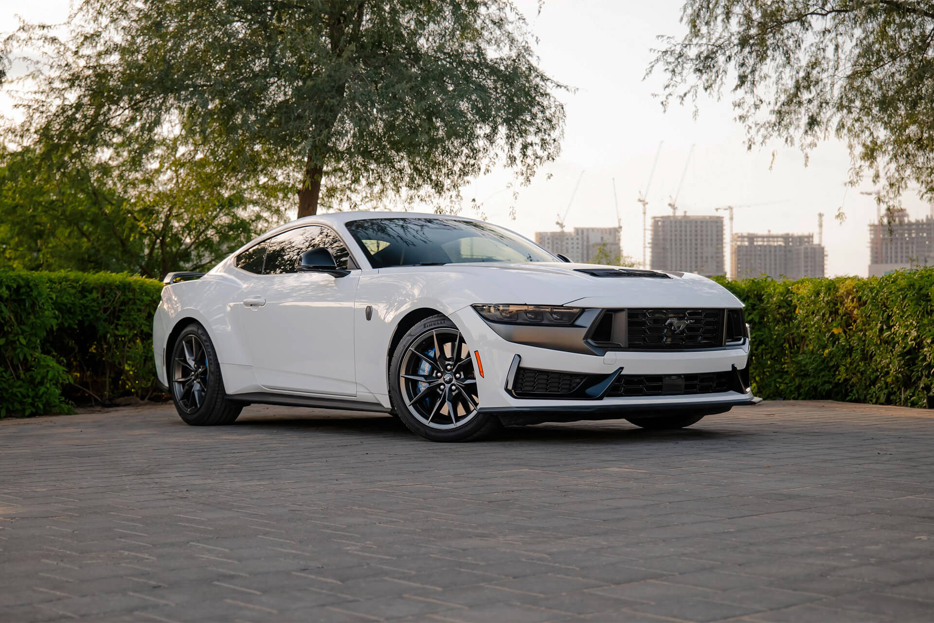 Ford Mustang Dark Horse White