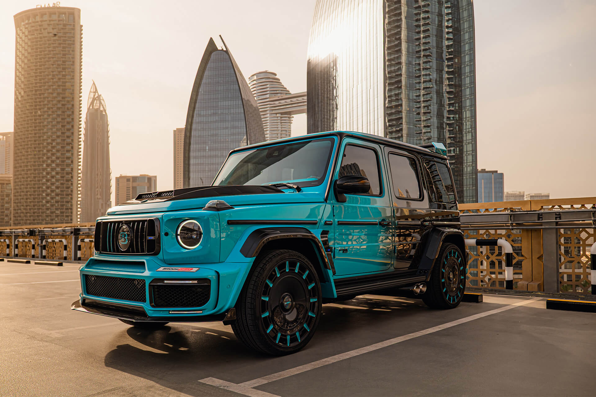Mercedes G900 Brabus Rocket Turquoise