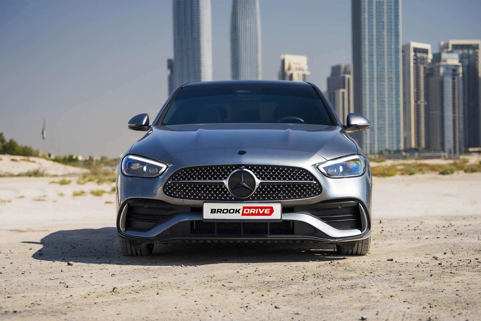 Mercedes C200 Silver Metallic