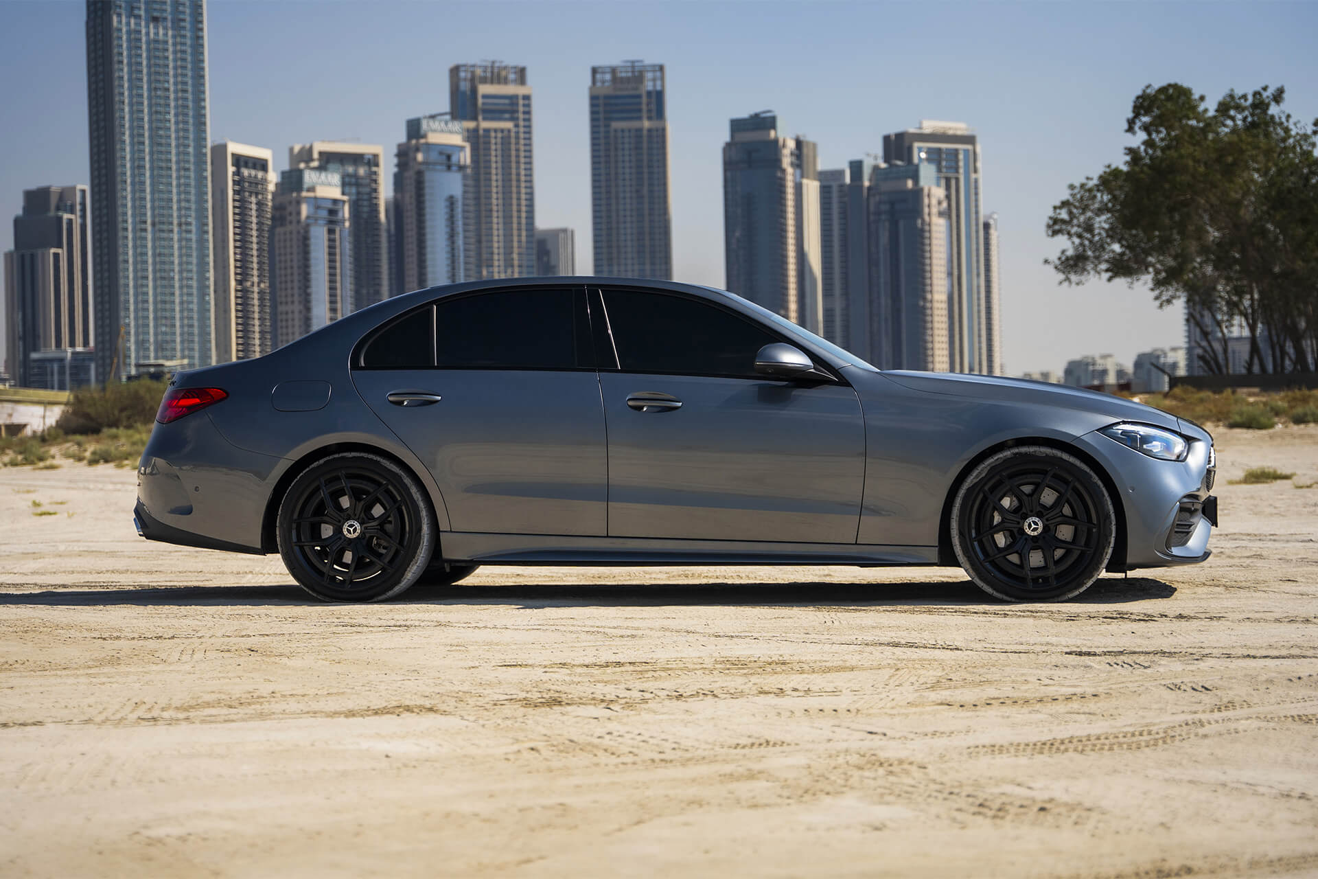 Mercedes C200 Silver Metallic
