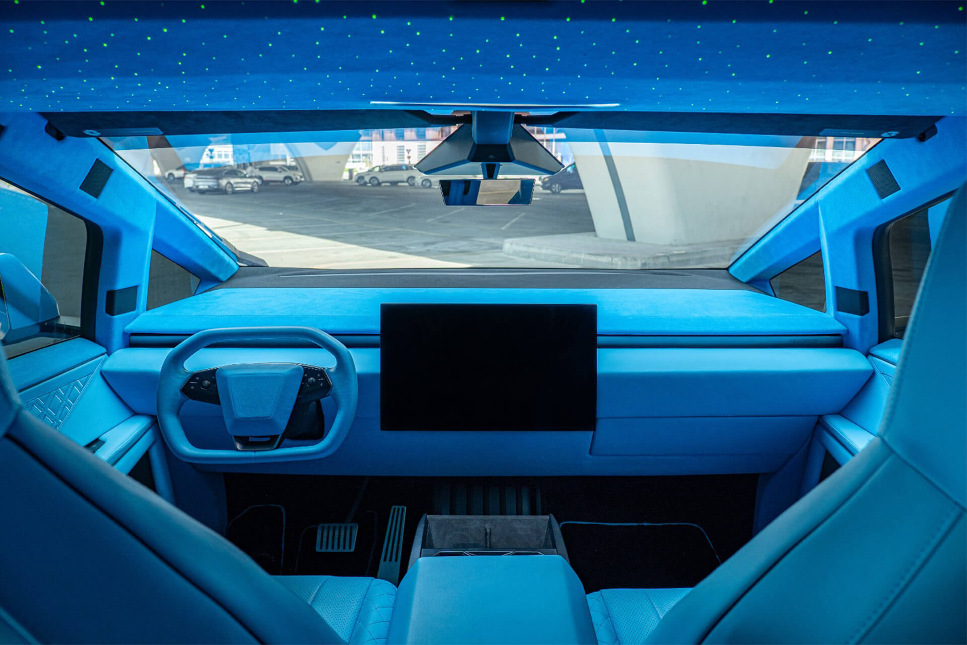 Tesla Cybertruck Beast Matte Sky Blue